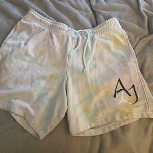 Jordan pastel tie dye soft shorts